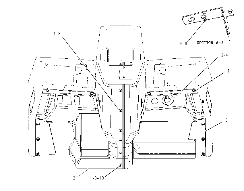 COVER GP-DASH 1644238 CAT