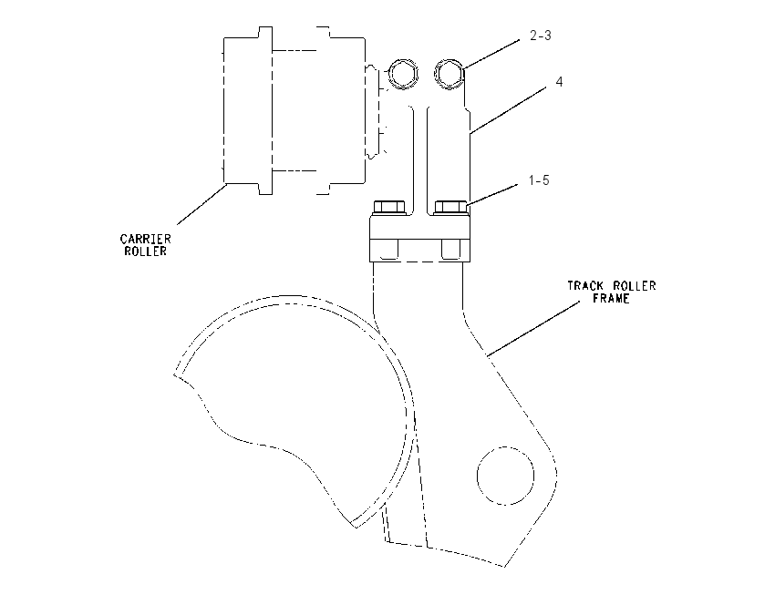 MOUNTING GP-CARRIER ROLLER 1694368 CAT