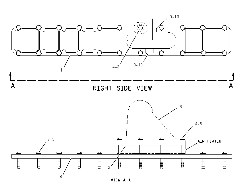 COVER GP-INLET MANIFOLD 1266541 CAT