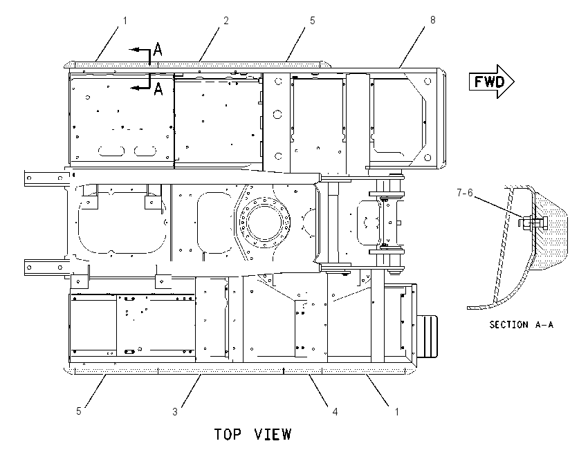 BUMPER GP 1756410 CAT