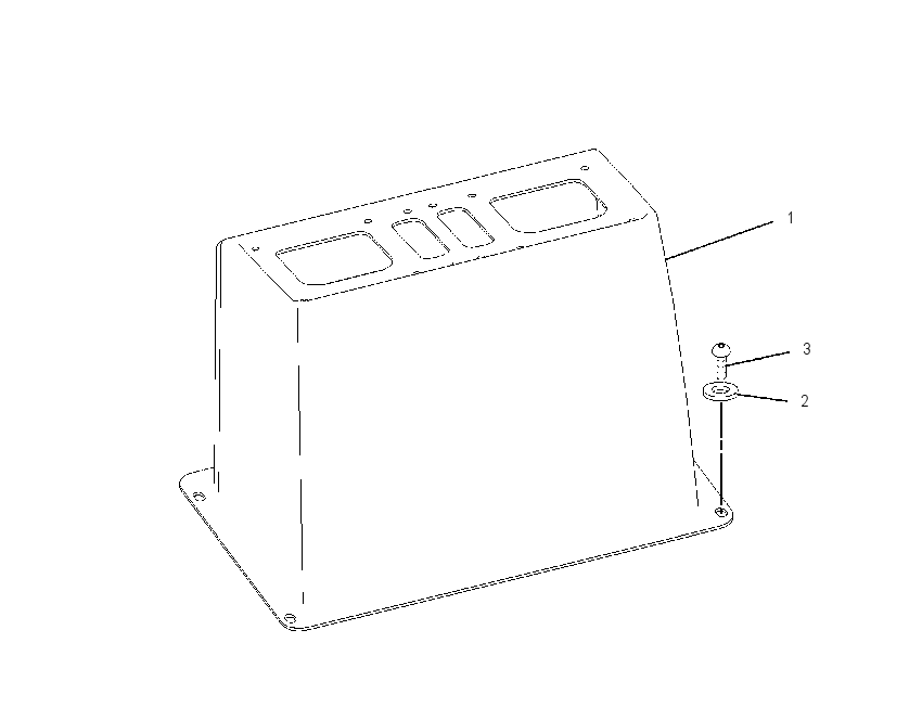 CONSOLE GP-REAR 1043921 CAT