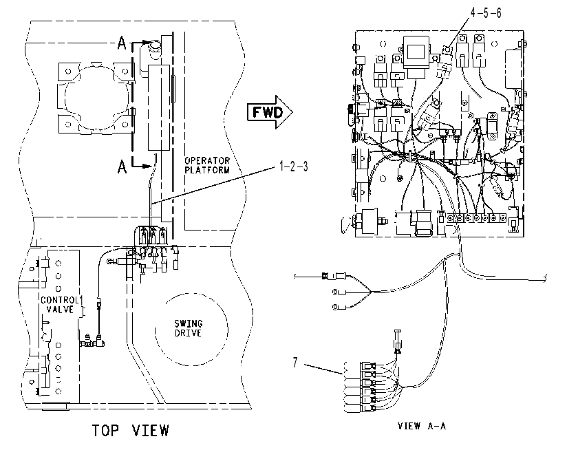 WIRING GP-AUXILIARY CONTROL 1623848 CAT