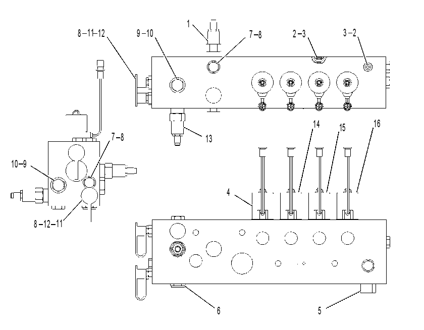 MANIFOLD GP-PILOT 1414641 CAT