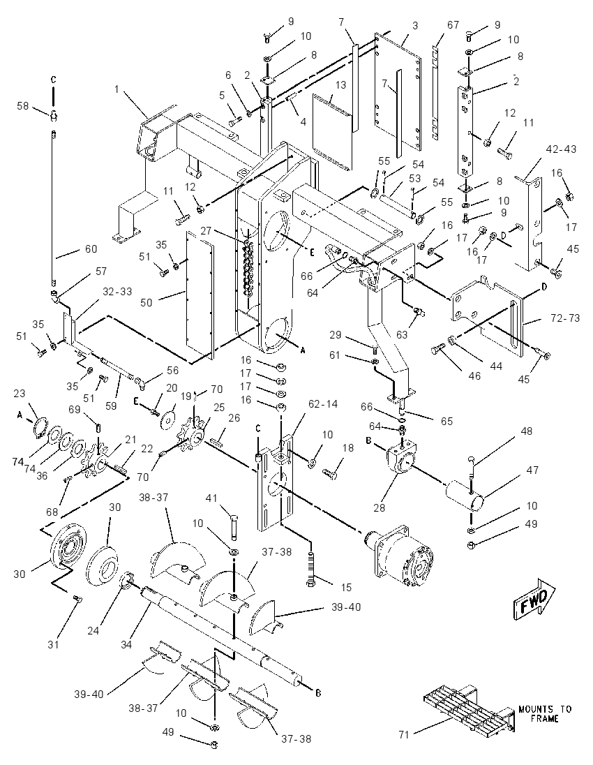 CONVEYOR GP-AUGER 1157877 CAT