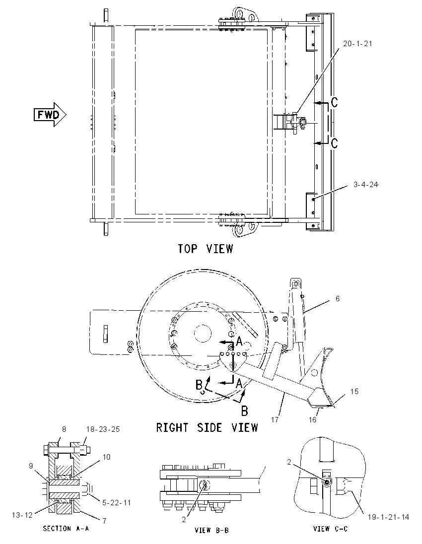 BLADE GP-LEVELING 1659859 CAT