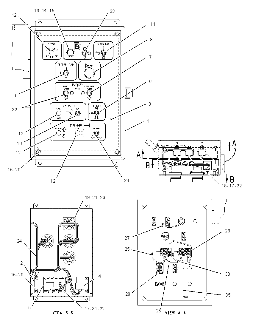 BOX GP-SCREED CONTROL 1299811 CAT