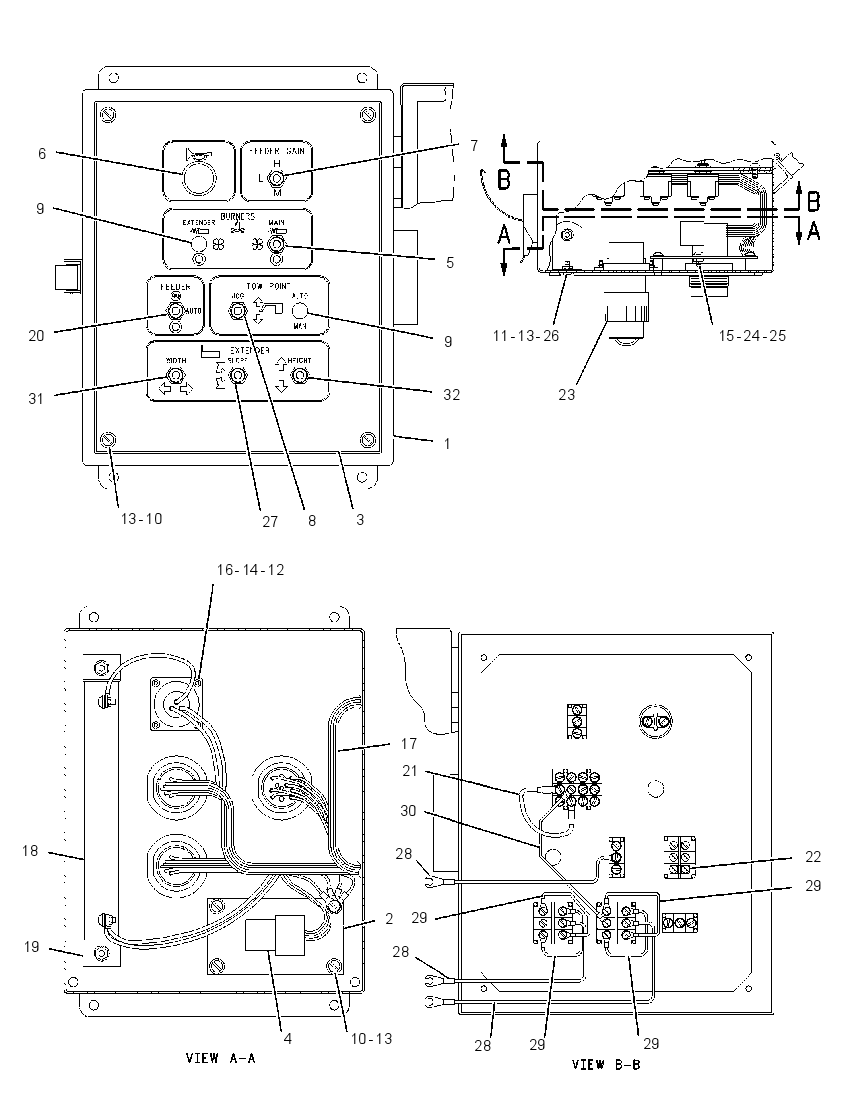 BOX GP-SCREED CONTROL 1295094 CAT