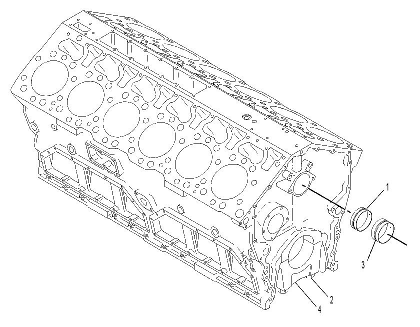 Блок цилиндров 1152336 CAT