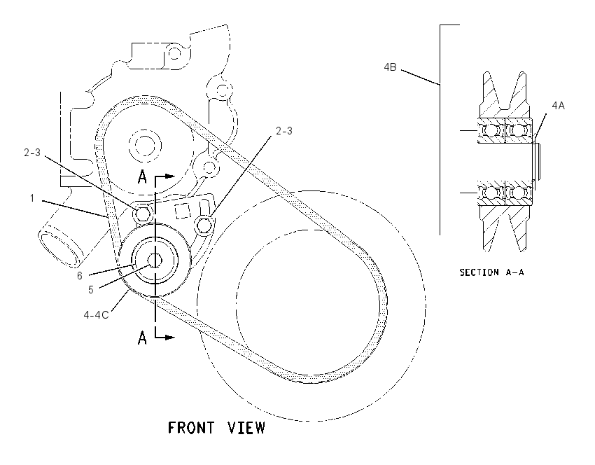 DRIVE GP-WATER PUMP BELT 4R9150 CAT