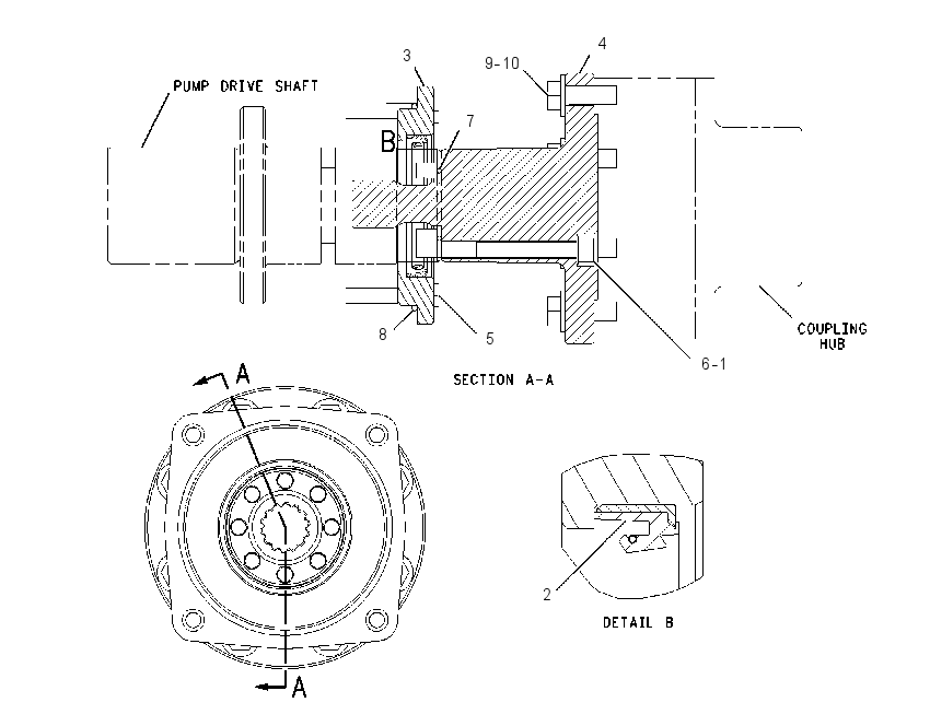 COUPLING GP-AUXILIARY DRIVE 1527629 CAT