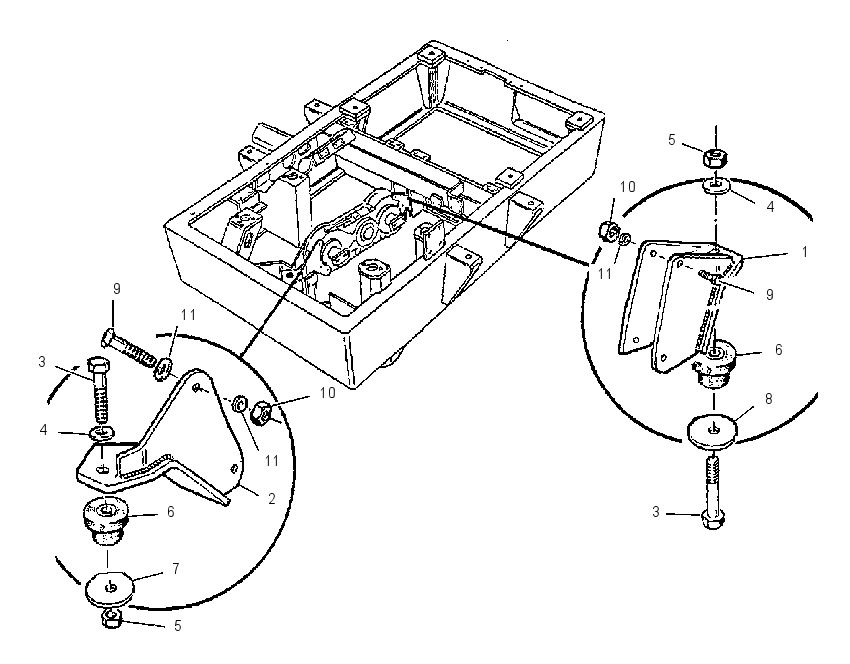 MOUNTING GP-TRANSFER GEAR 1400939 CAT