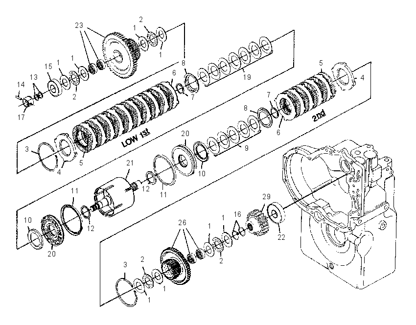 CLUTCH & GEAR GP 8I4543 CAT