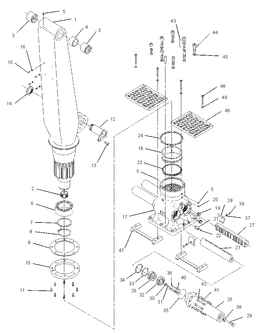 PILLAR GP-LOG LOADER 1763924 CAT