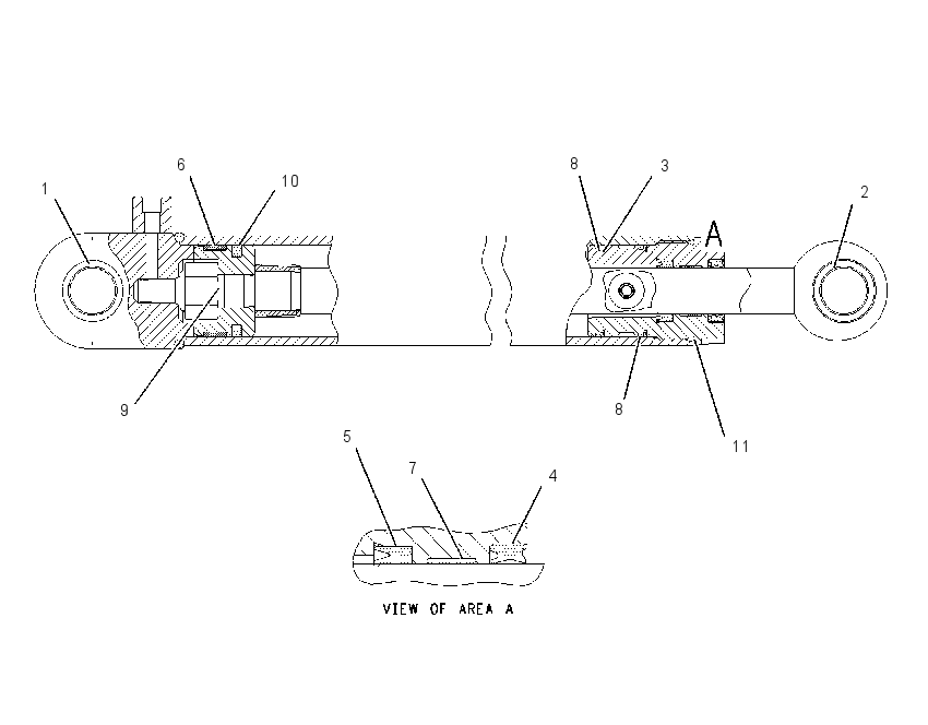 CYLINDER GP-SWING BOOM 1511266 CAT