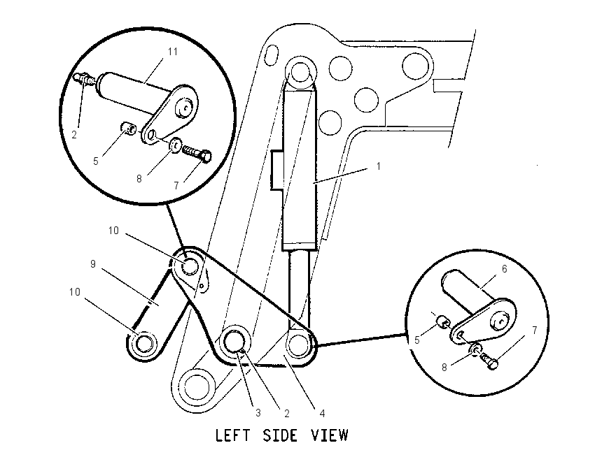 CYLINDER & MTG GP-TILT 8I6684 CAT