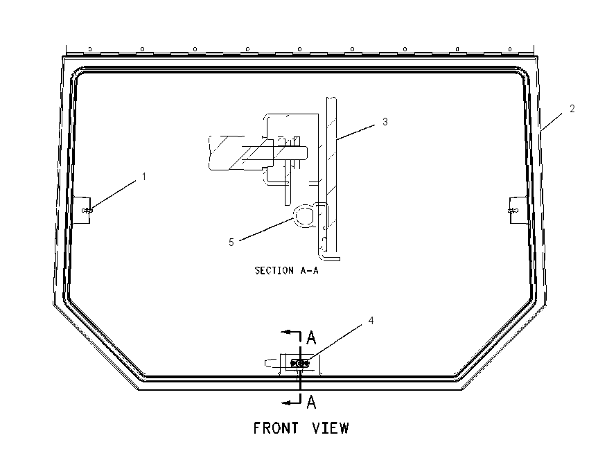 FRAME GP-WINDOW 1365222 CAT
