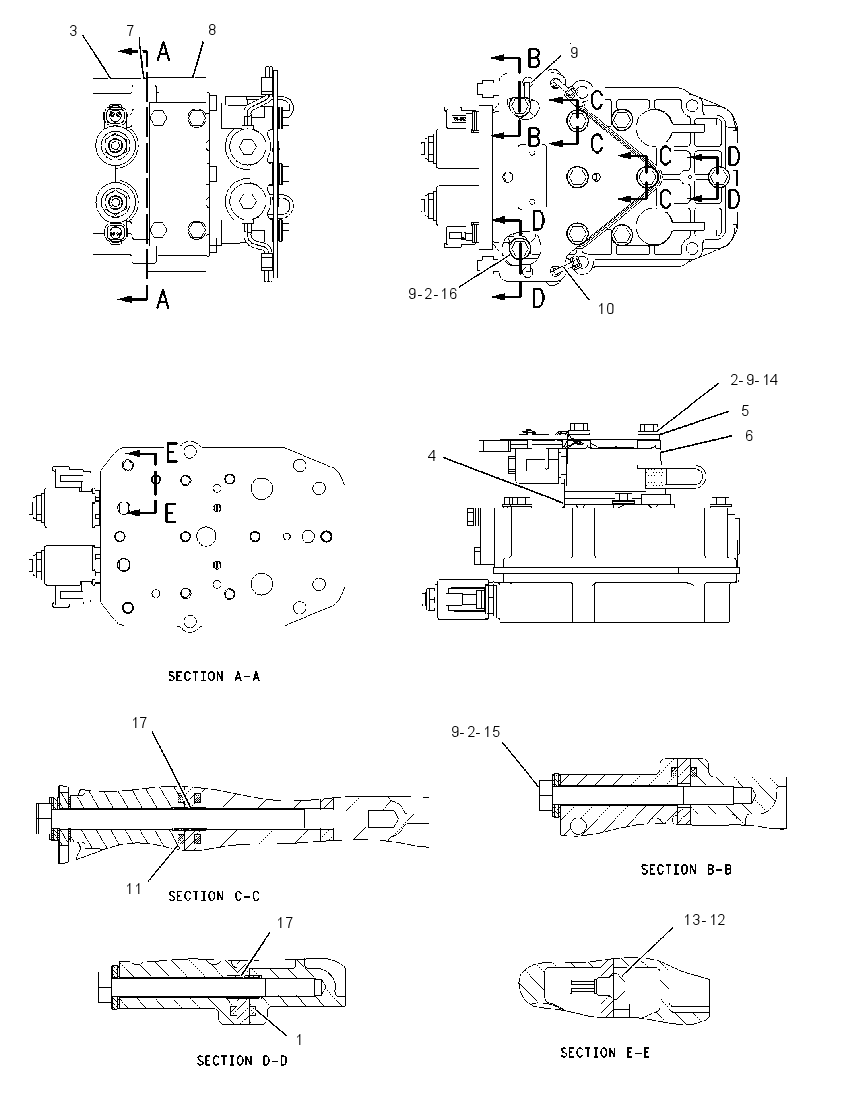 UNIT TEST VALVE GROUP 1722287 CAT