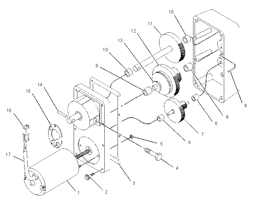 MOTOR GP-POWER ADJUSTER 1653732 CAT