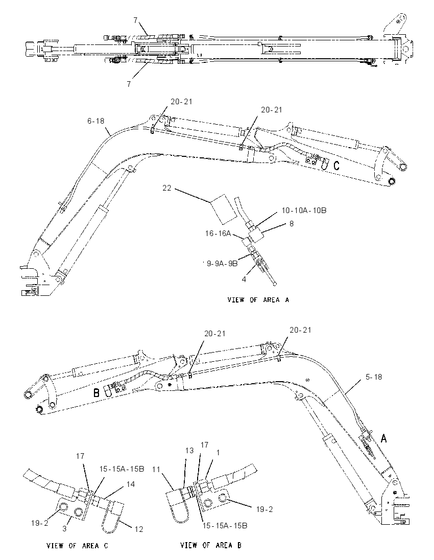 LINES GP-WORK TOOL 1542665 CAT