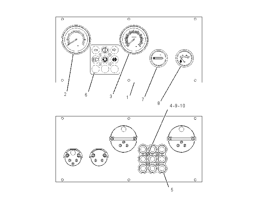 GAUGE & WARNING GP 1306682 CAT