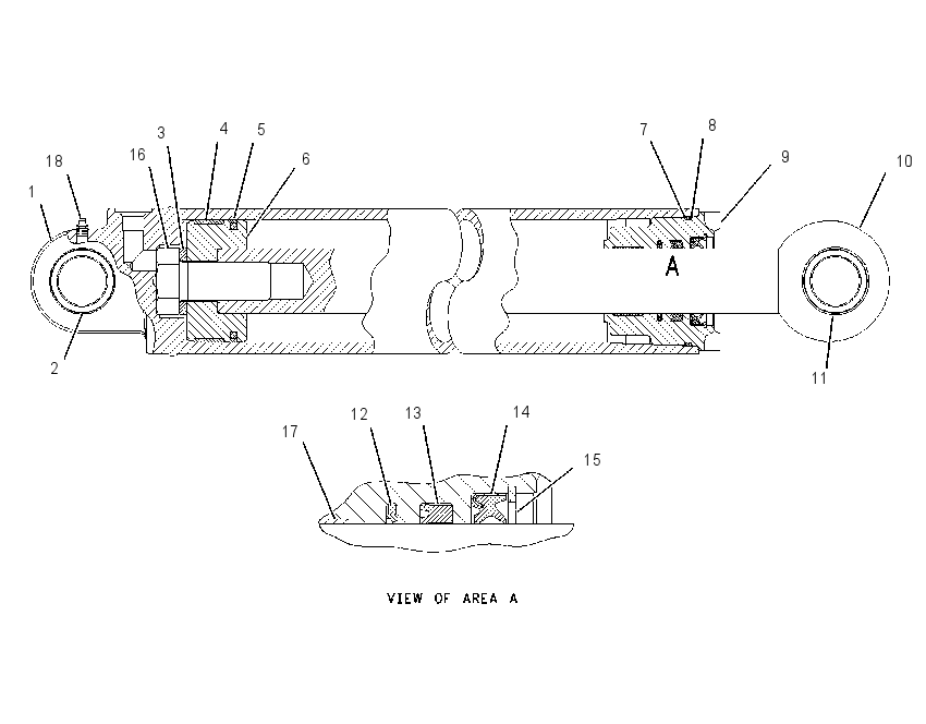 CYLINDER GP-COUNTERWEIGHT 1333850 CAT