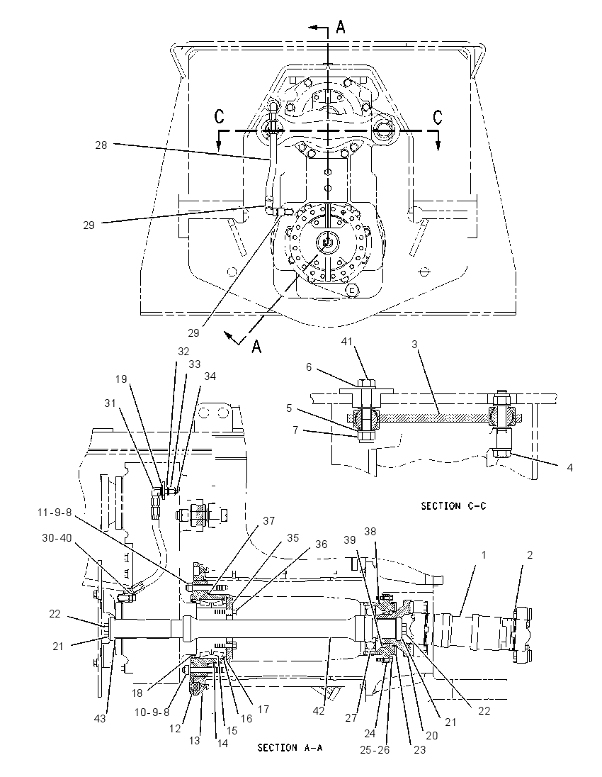 SHAFT GP-HITCH DRIVE 1505158 CAT