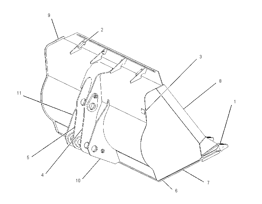 BUCKET AS-PENETRATION 1455164 CAT