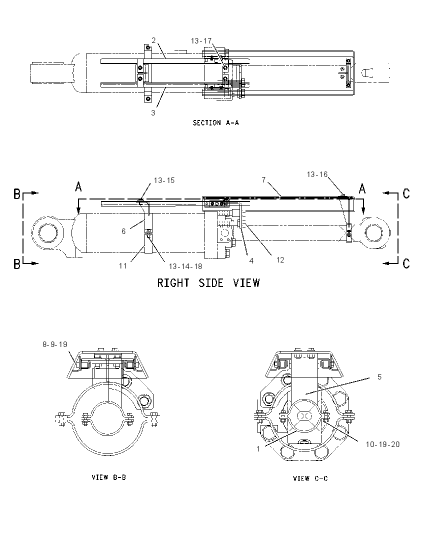 GUARD GP-TILT CYLINDER 1703689 CAT
