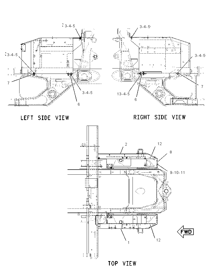 MOUNTING GP-HYDRAULIC CONTROL 1237895 CAT