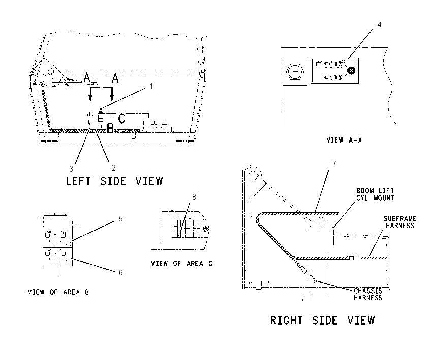 WIRING GP-ACCESS PLATFORM 1657537 CAT