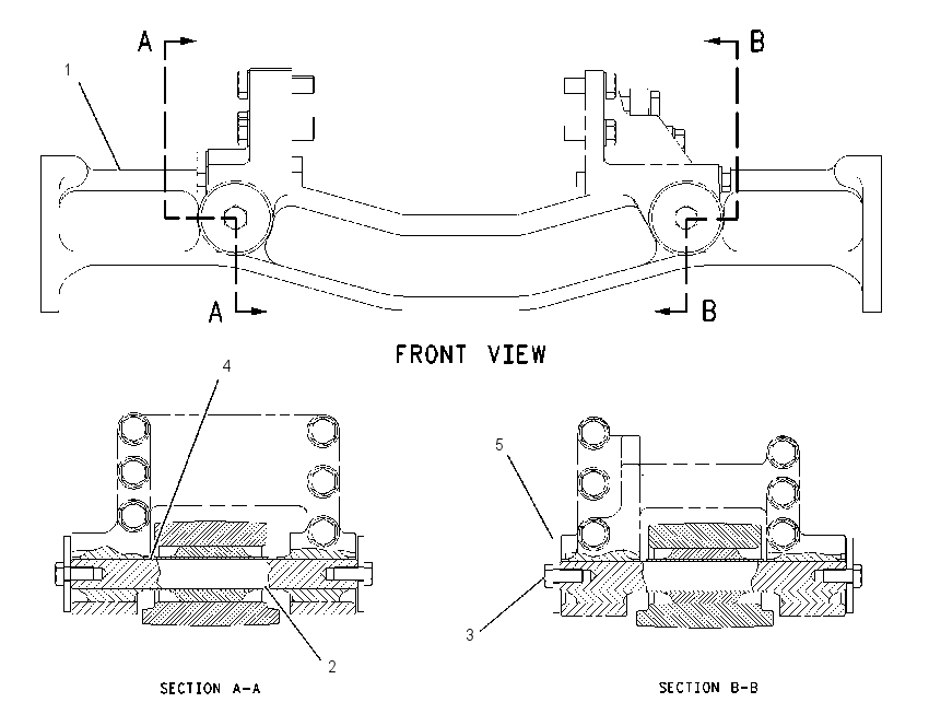 SUPPORT GP-UNDERCARRIAGE 1531248 CAT