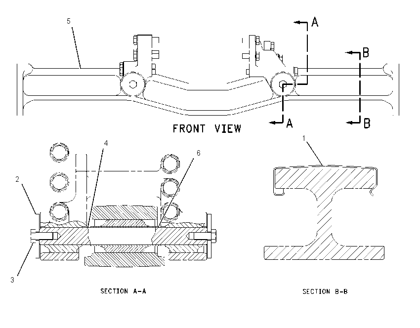 SUPPORT GP-UNDERCARRIAGE 1531249 CAT
