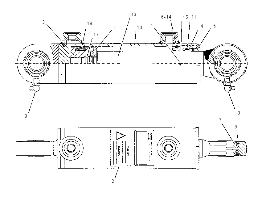 CYLINDER GP-CARRIAGE 8Q6064 CAT