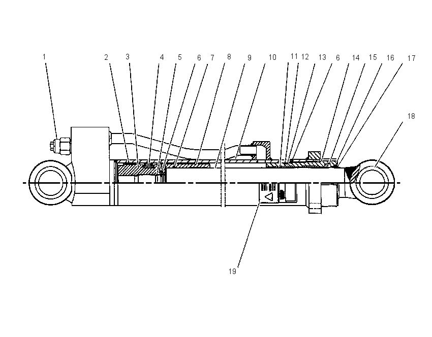 CYLINDER GP-TELESCOPING 8I4366 CAT