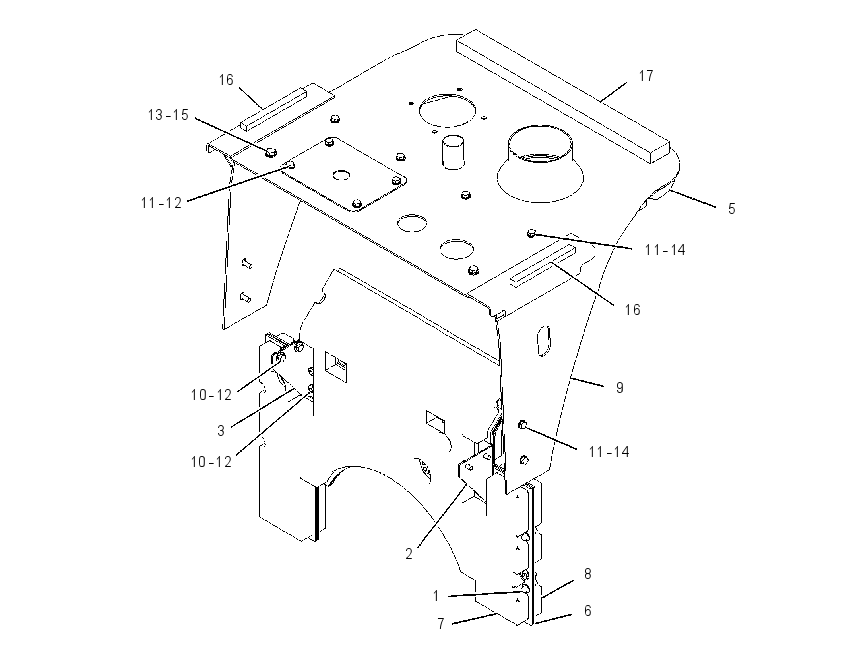 SUPPORT GP-AIR INLET 1755609 CAT