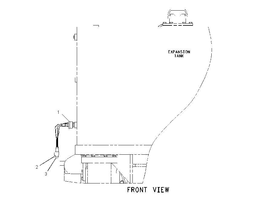SENSOR & MTG GP-EXPANSION TANK 1240121 CAT