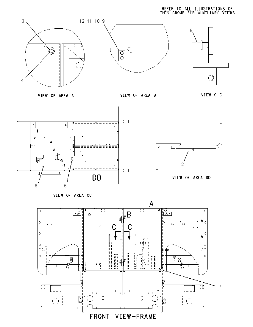 FRAME AS-MAIN 1152263 CAT