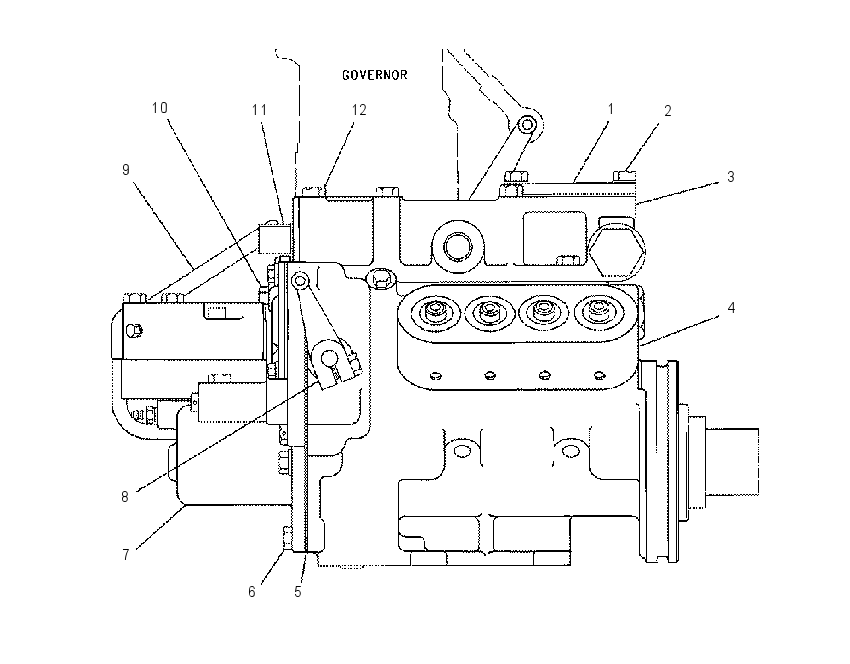 PUMP GP-GOV DRV,FUEL INJ & TFR 8N8749 CAT