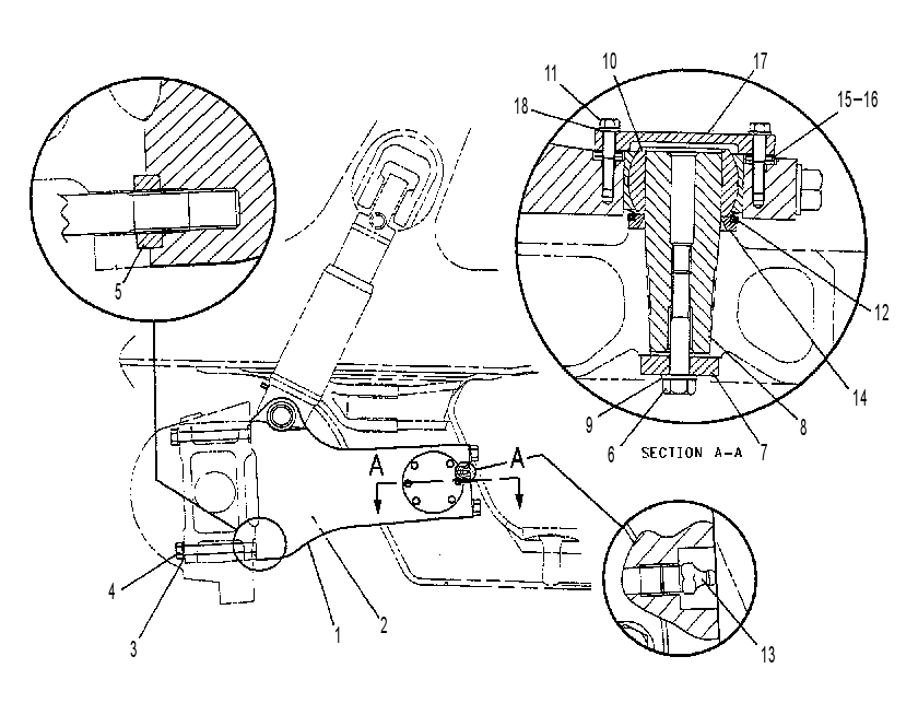FRAME GP-FRONT SUSPENSION 1166480 CAT