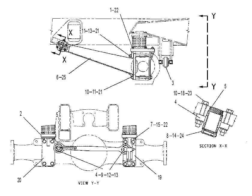 FRAME GP-CENTER SUSPENSION 1166607 CAT