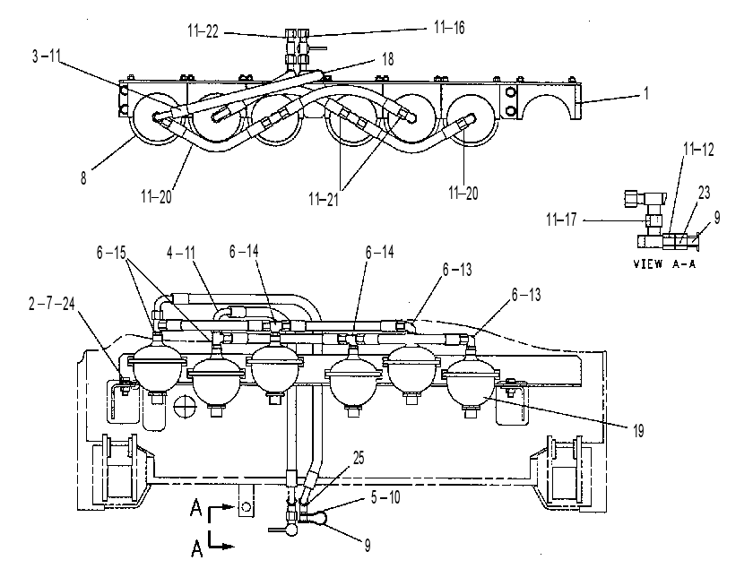 ACCUMULATOR & MTG GP-BRAKE 1226677 CAT