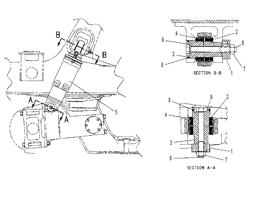CYLINDER & MTG GP-SUSPENSION 1497077 CAT