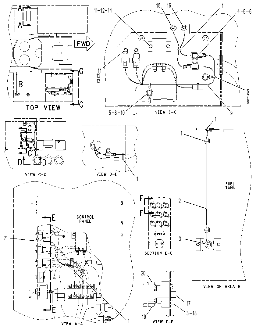 WIRING GP-REFUELING PUMP 1450543 CAT