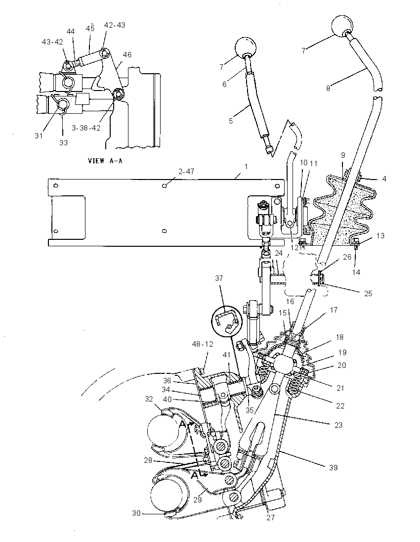 CONTROL GP-GEARSHIFT 9N4719 CAT
