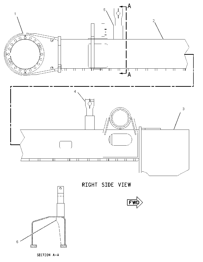 FRAME AS-TRACK ROLLER-RH 1C7752 CAT