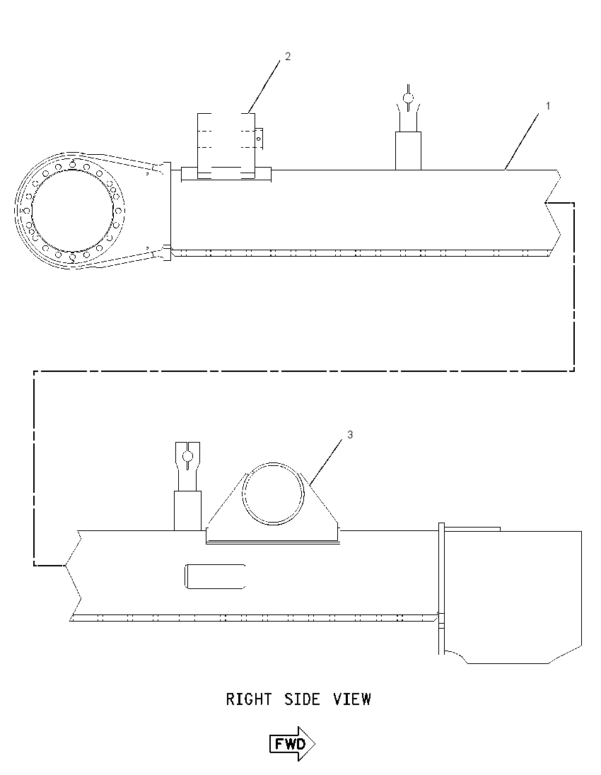 FRAME AS-TRACK ROLLER-RH 1C7750 CAT