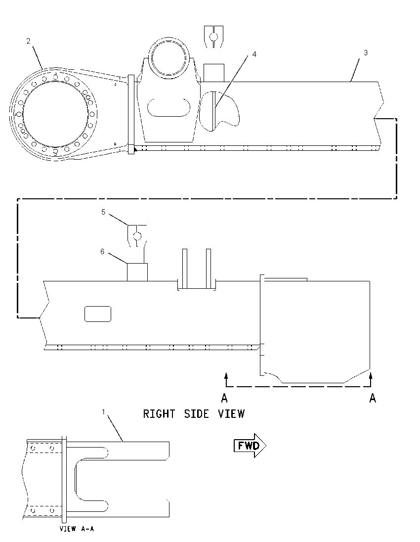 FRAME AS-TRACK ROLLER-RH 1C7970 CAT