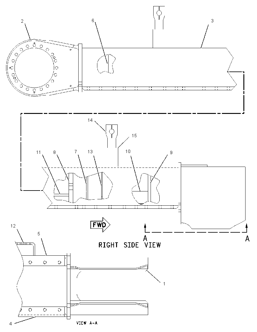 FRAME AS-TRACK ROLLER-LH 1C9823 CAT