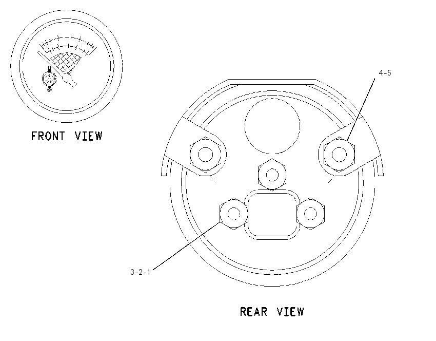 GAUGE GP-OIL TEMPERATURE 4W2067 CAT