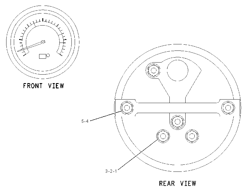 TACHOMETER GP 1556006 CAT